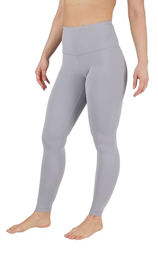 Yogalicious Leggings mit hoher Taille für Frauen - Butterweiche Yogahose mit zweiter Haut, Sleet Nude Tech 71 cm, M von Yogalicious
