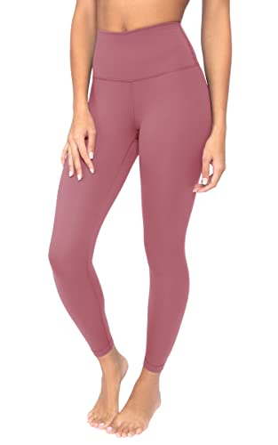 Yogalicious Lux High Waist Elastic Free Ankle Legging, Nostalgie Rose, S von Yogalicious