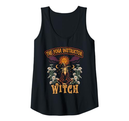 Damen Yogalehrer The Yoga Instructor Witch Halloween Tank Top Damen Yogalehrer The Yoga Instructor Witch Halloween Tank Top von Yogatrainer Yogalehrerin