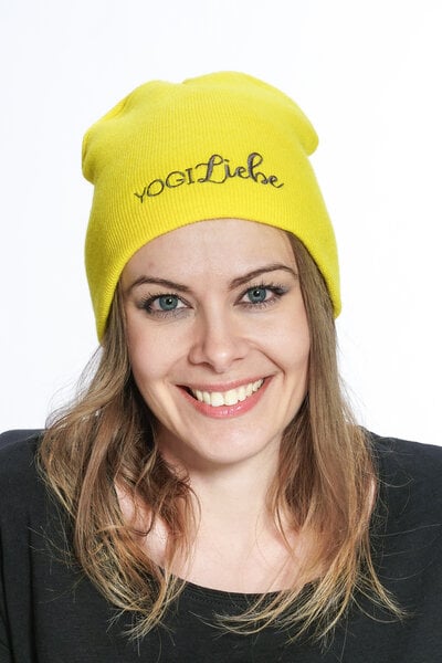 Yogi Beanie mit "YogiLiebe" Stick von YogiLiebe