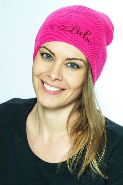 Yogi Beanie mit "YogiLiebe" Stick von YogiLiebe