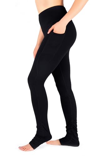 Yogipace Yoga-Leggings für Damen, hohe Taille, Göttin, extra lang, mit Taschen, 86,4 cm von Yogipace