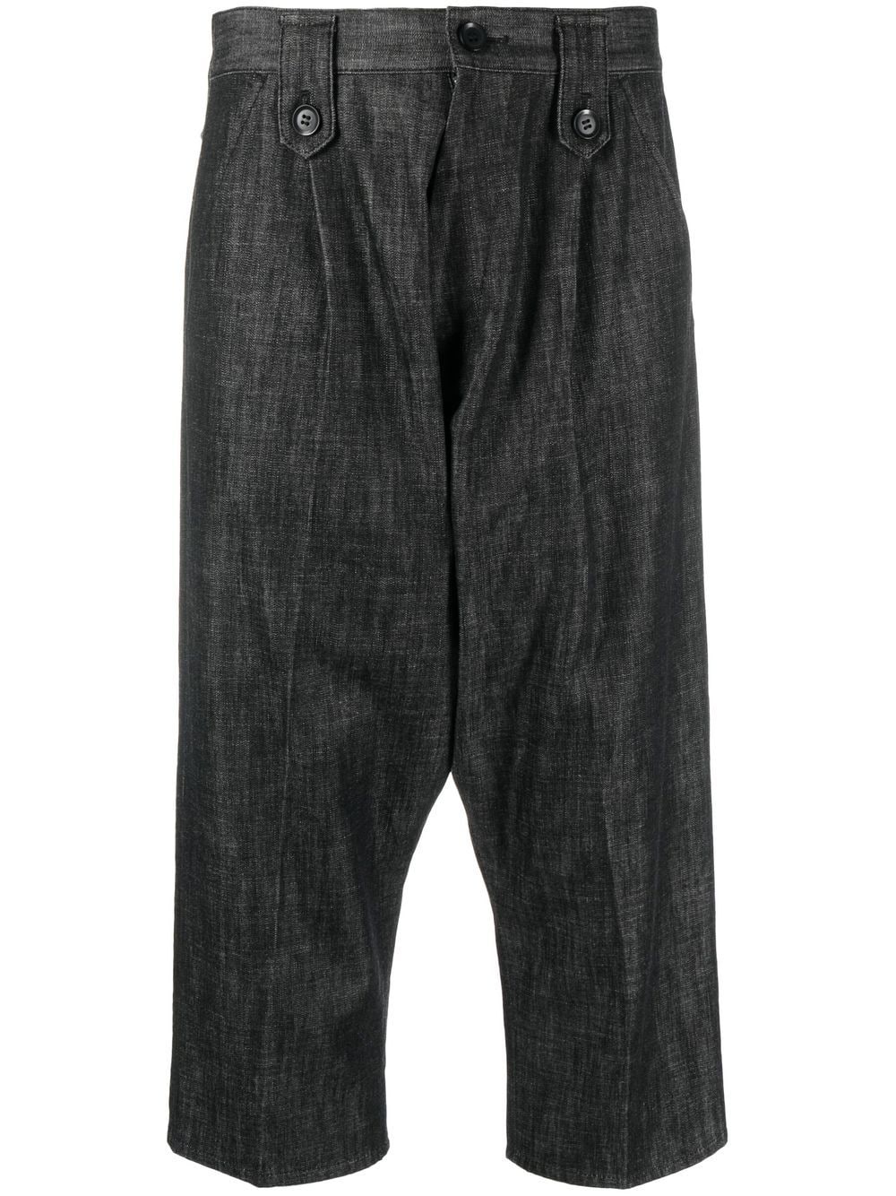 Yohji Yamamoto Pre-Owned 2000s Cropped-Hose - Grau von Yohji Yamamoto Pre-Owned