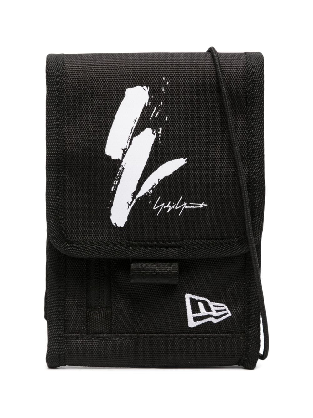 Yohji Yamamoto Clutch mit Logo-Stickerei - Schwarz von Yohji Yamamoto