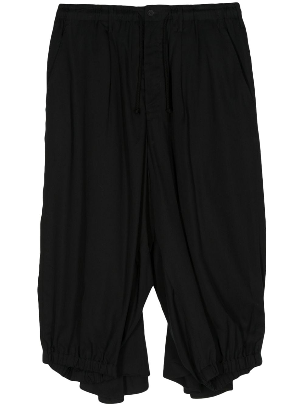 Yohji Yamamoto Hose mit Kordelzug - Schwarz von Yohji Yamamoto