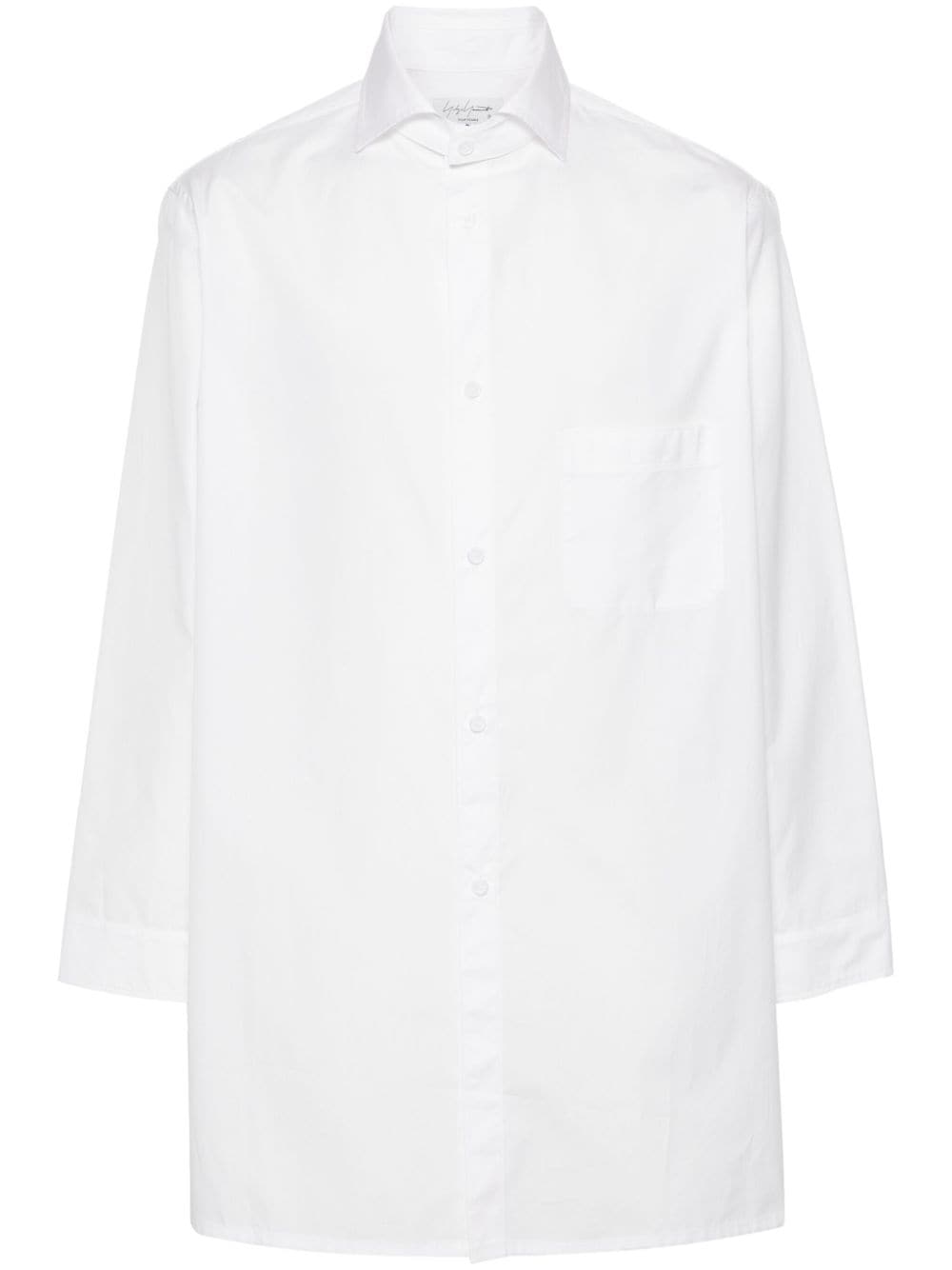 Yohji Yamamoto Popeline-Hemd - Weiß von Yohji Yamamoto
