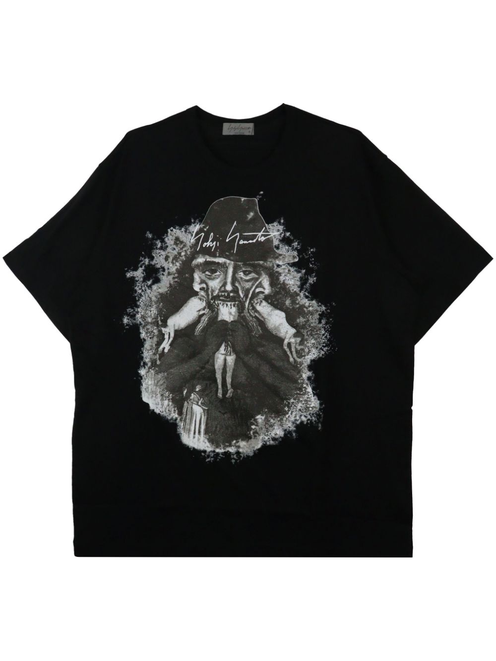 Yohji Yamamoto T-Shirt mit grafischem Print - Schwarz von Yohji Yamamoto