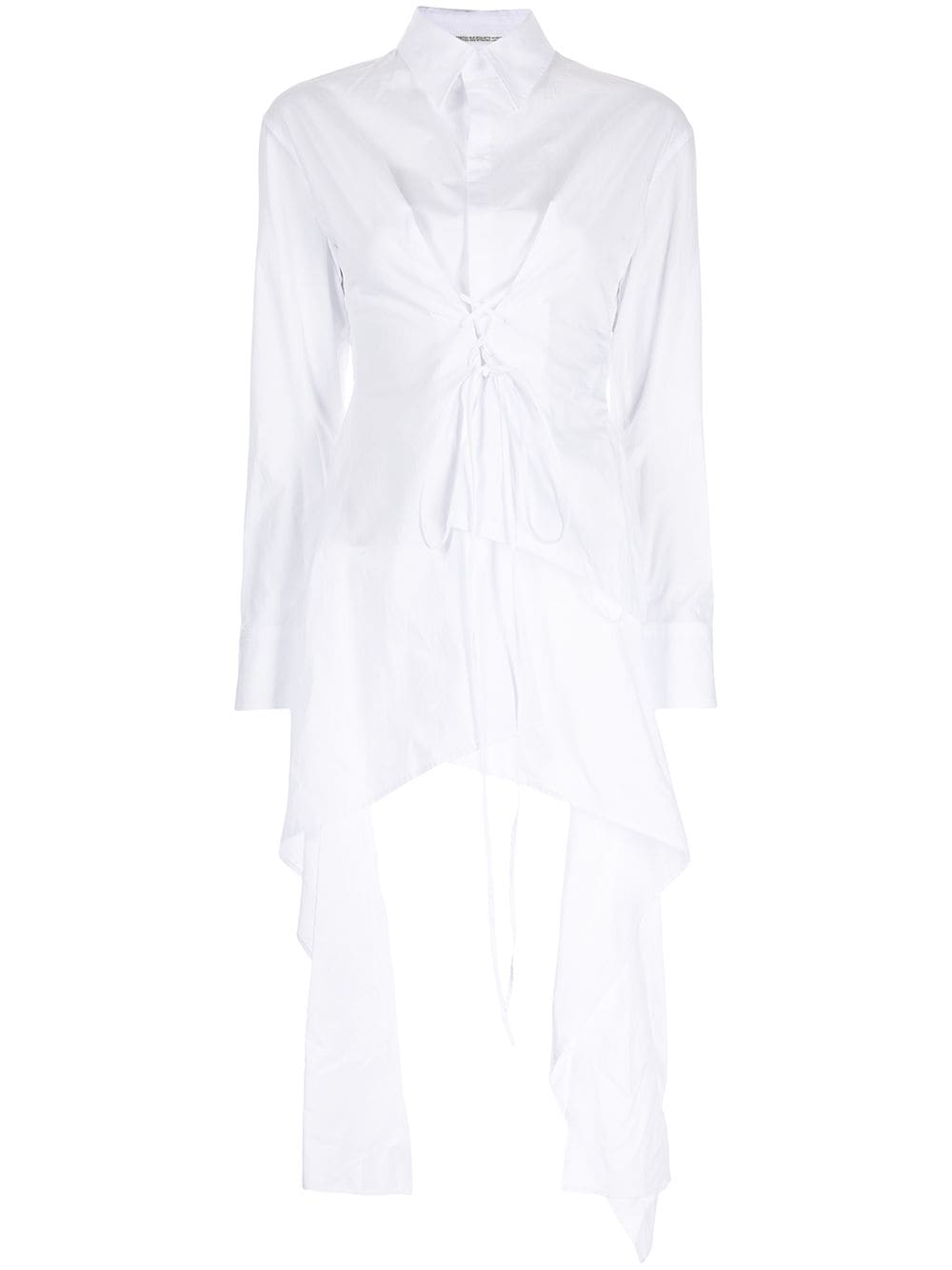 Yohji Yamamoto Hemd im Layering-Look - Weiß von Yohji Yamamoto