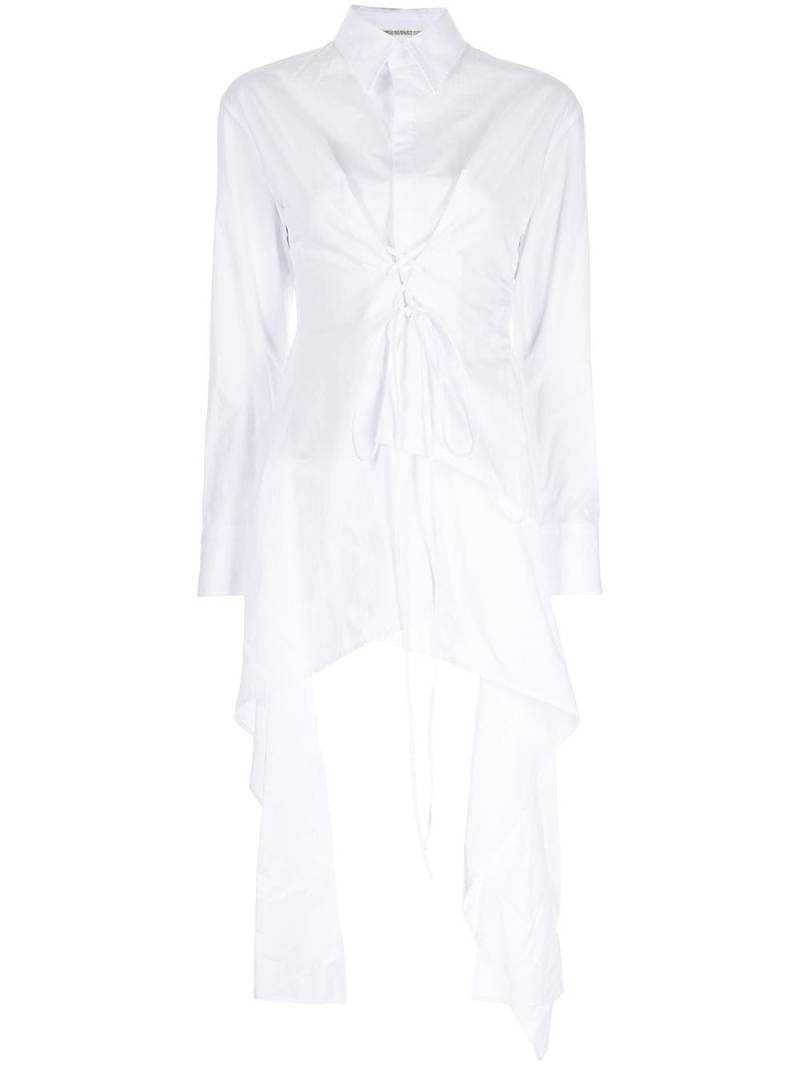 Yohji Yamamoto Hemd im Layering-Look - Weiß von Yohji Yamamoto