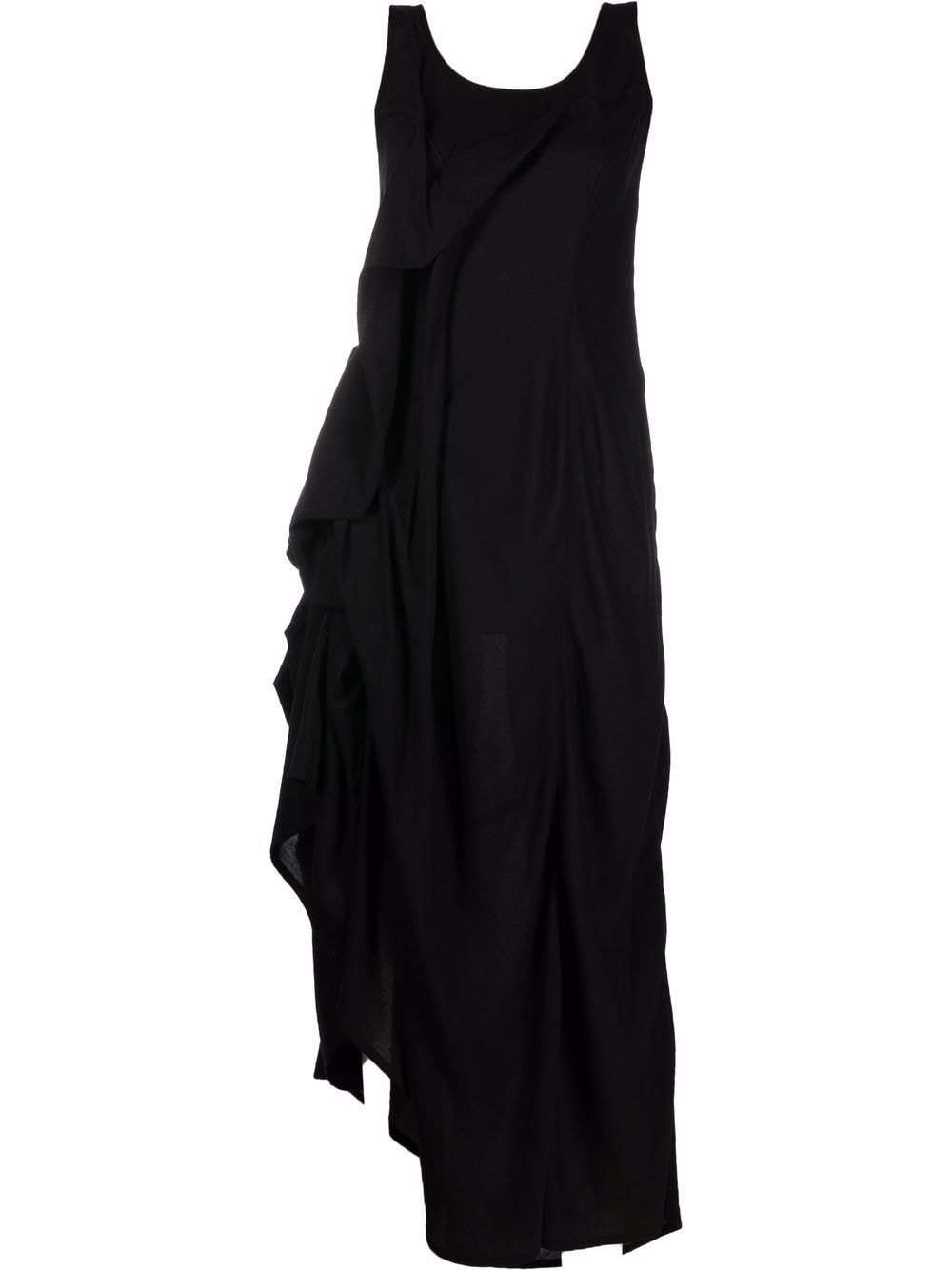 Yohji Yamamoto Kleid mit Volants - Schwarz von Yohji Yamamoto