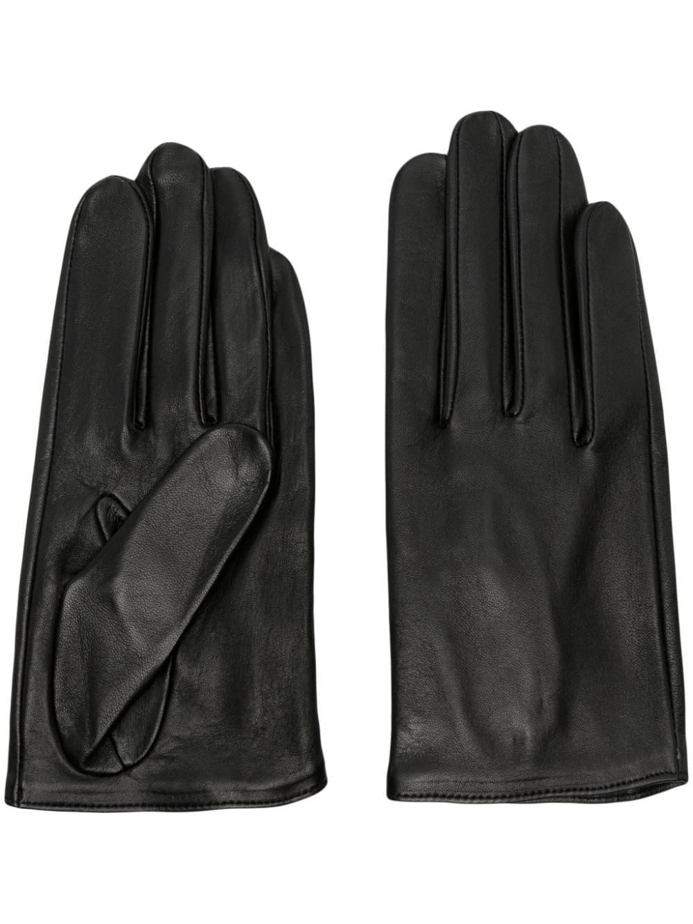 Yohji Yamamoto Handschuhe aus Leder - Schwarz von Yohji Yamamoto