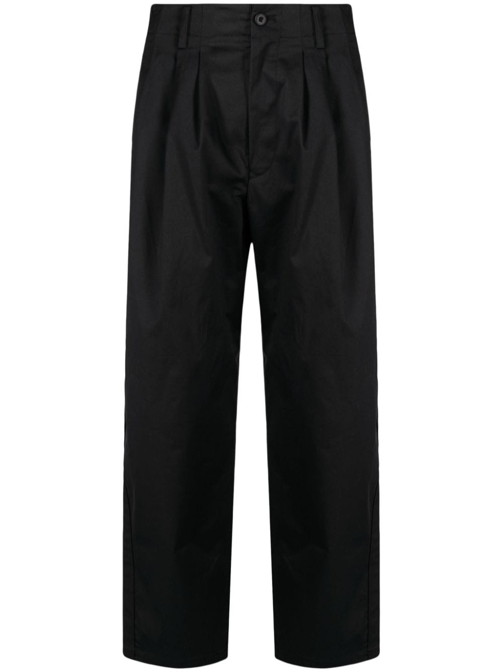 Yohji Yamamoto x New Era Hose mit Bundfalten - Schwarz von Yohji Yamamoto