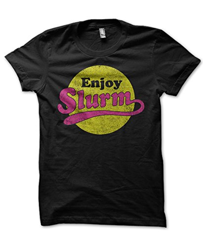 Enjoy Slurm 100% Baumwolle Herren T-Shirt Schwarz S-XL (Large) von Yohjis Tees