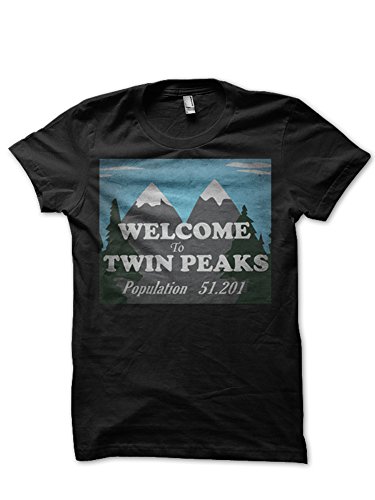 Welcome to Twin Peaks Road Sign Herren T-Shirt S-XL (Large) von Yohjis Tees