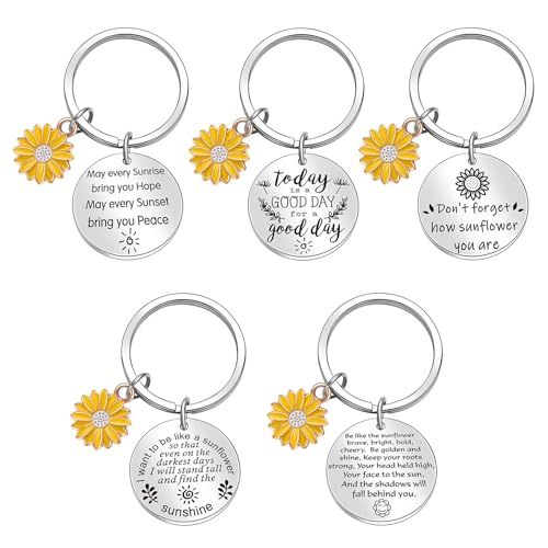 Yoicn Lth 5 Stück Glücksbringer Schlüsselanhänger, Geschenk Schlüsselanhänger für Kollegin, Freundin, Freund und Mitschüler Yoicn Lth 5 Stück Glücksbringer Schlüsselanhänger, Geschenk Schlüsselanhänger für Kollegin, Freundin, Freund und Mitschüler von Yoicn Lth