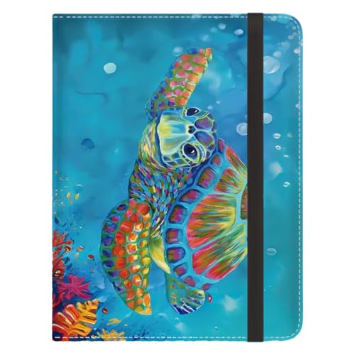 Reisepasshülle, RFID-blockierende Reisepasshülle mit Kreditkartenfach und Bordkarten-Schlitz-Kombination, Leder, Reisedokumente, Organizer für Damen und Herren, TurtleA Reisepasshülle, RFID-blockierende Reisepasshülle mit Kreditkartenfach und Bordkarten-Schlitz-Kombination, Leder, Reisedokumente, Organizer für Damen und Herren, TurtleA von Yoiilifee