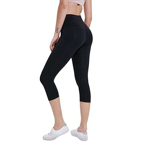 Yojiaco Damen High Waist Capri 3/4 Sport Scrunch Butt Leggings Hohe Taille mit Taschen für Yoga Running Workout Gym Yojiaco Damen High Waist Capri 3/4 Sport Scrunch Butt Leggings Hohe Taille mit Taschen für Yoga Running Workout Gym von Yojiaco