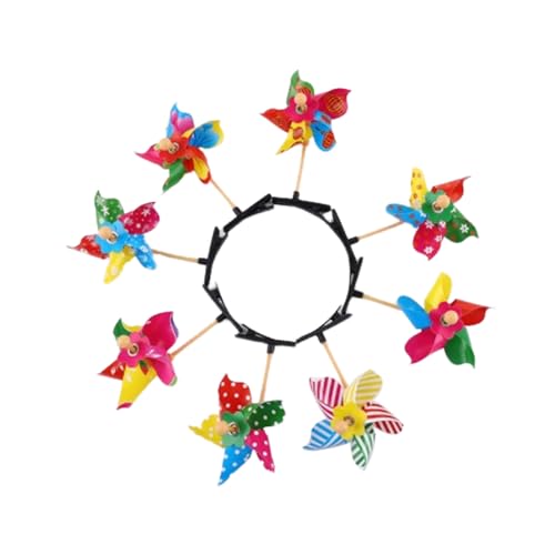 Kinder-Windmühlen-Haarnadeln, Windmühlen-Spinnerform, Haar-Accessoires, Geschenk für Mädchen von 3–6 Jahren, 5 Stück von Yokawe