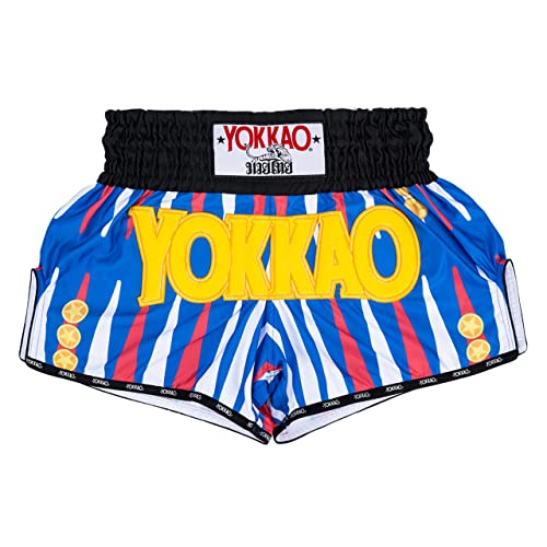 Yokkao Carbonfit REDGAMMON Muay Thai Boxing Shorts - REDGAMMON Blue - XL von Yokkao