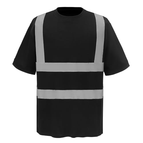Herren Hi Vis sicherheits T-Shirt EN ISO 20471 bis 6XL von Yoko