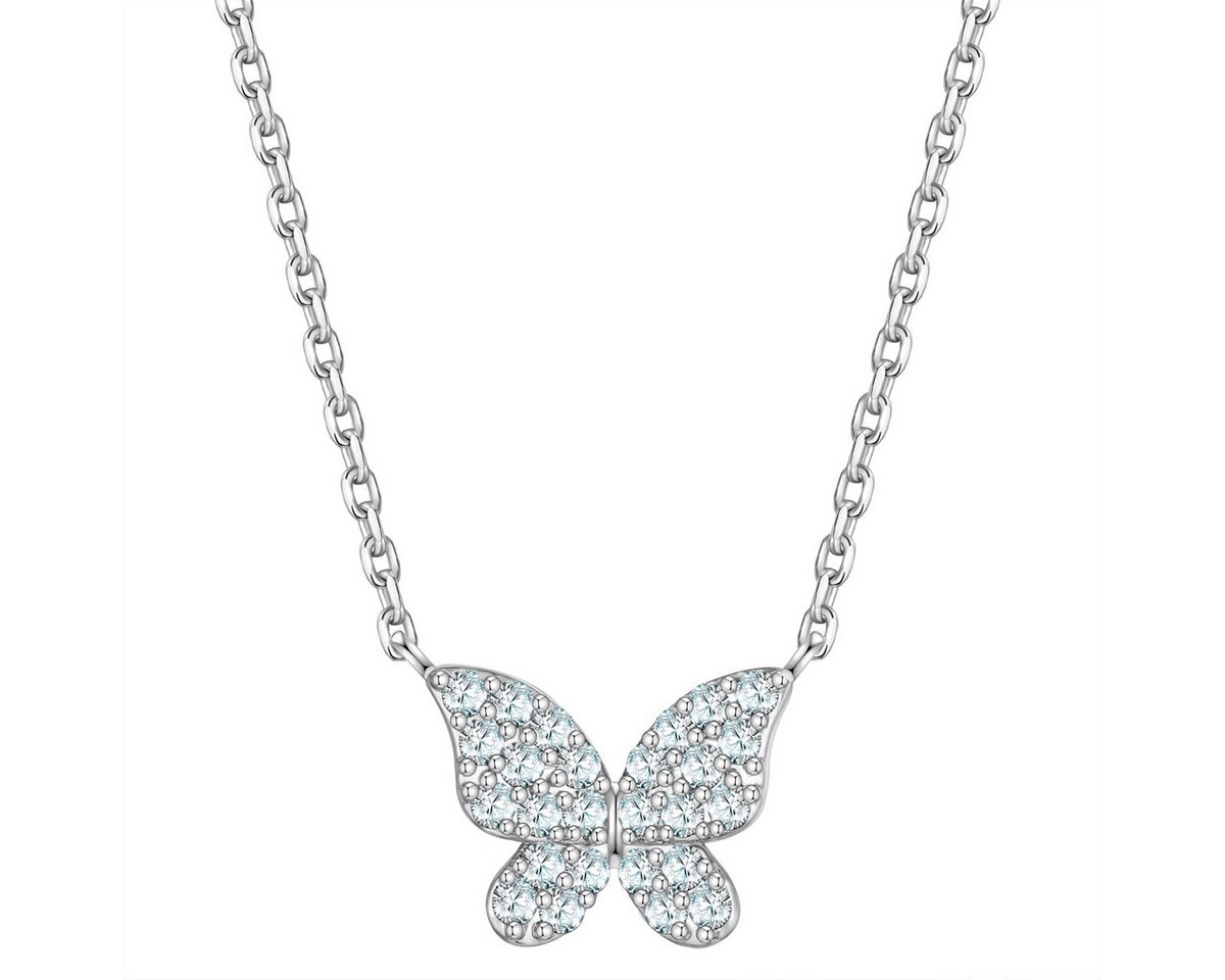Yokoamii Collier Schmetterling silber von Yokoamii