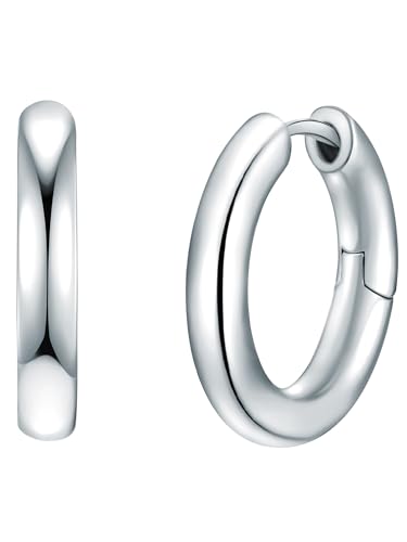 Yokoamii Damen Creolen Metall-Legierung Silber-Optik Modeschmuckohrcreolen Yokoamii Damen Creolen Metall-Legierung Silber-Optik Modeschmuckohrcreolen von Yokoamii