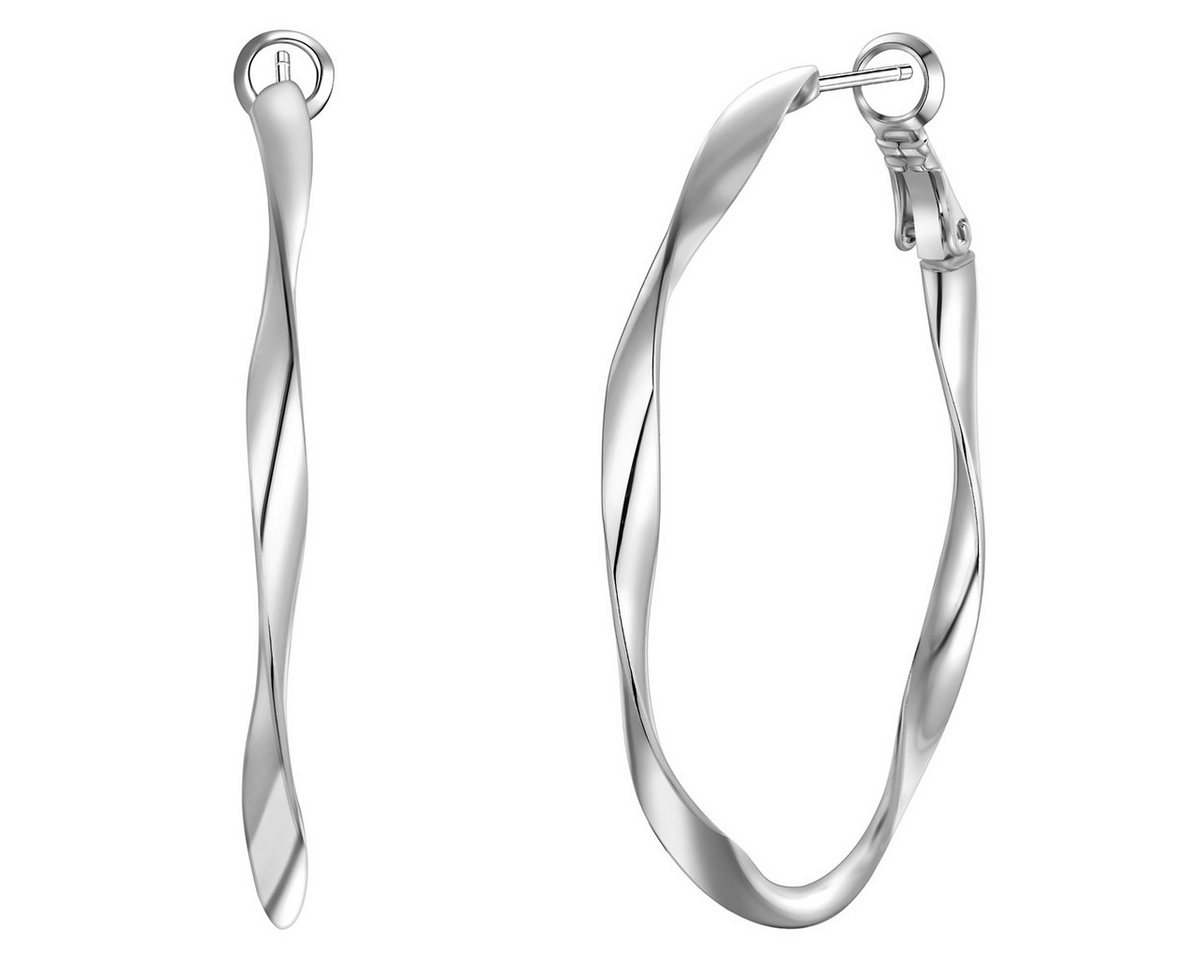 Yokoamii Paar Creolen silber von Yokoamii