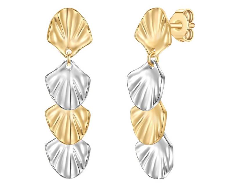 Yokoamii Paar Ohrhänger silber/gelbgold von Yokoamii