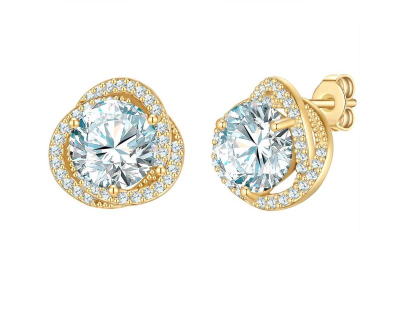 Yokoamii Paar Ohrstecker gelbgold von Yokoamii