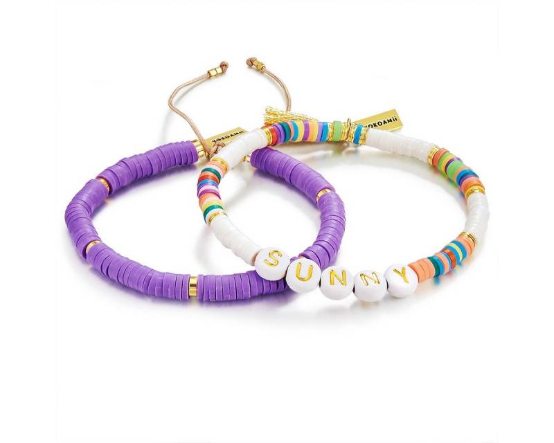 Yokoamii Perlenarmband Set: Y10 (2-tlg), 2er Set Armbänder von Yokoamii