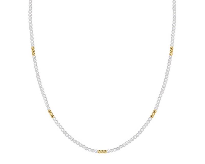 Yokoamii Perlenkette weiß, mit Perle (synth) von Yokoamii