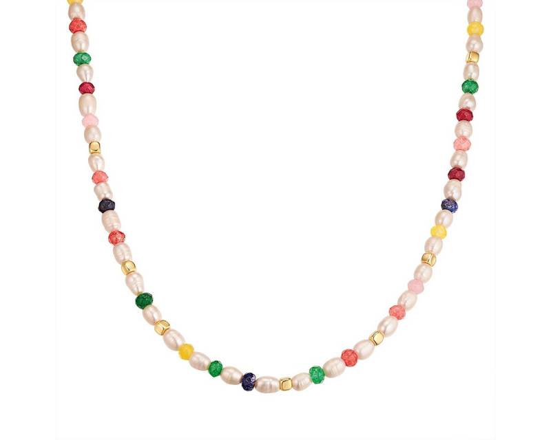 Yokoamii Perlenkette weiß, mit Süßwasser-Zuchtperle von Yokoamii