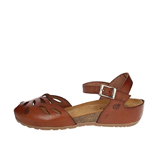 Yokono CAPRI-003 Sandalen Frau Braun Leder 38 von Yokono