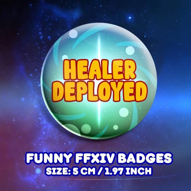 Ffxiv Lustige Abzeichen | Heiliger 5 cm Durchmesser Ffxiv Lustige Abzeichen | Heiliger 5 cm Durchmesser von Yokufo