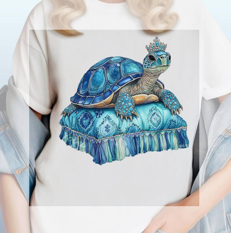 Schildkröten-T-Shirt Mit Zitat, Geschenk Für Weihnachen, Geburtstag U. Schildkrötenfans, Exklusives Design Der Ch Marke Yola® von YolaArtShop