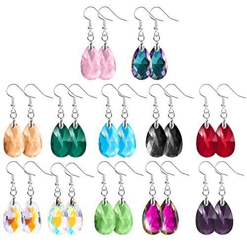 12 Paar Kristallohrringe Ohrhänger Set Damen Kristall Ohrringe Regenbogen konplott Ohrringe Weihnachtskugeln Mädchen Discokugel Ohrringe Damen Hängend 12 Paar Kristallohrringe Ohrhänger Set Damen Kristall Ohrringe Regenbogen konplott Ohrringe Weihnachtskugeln Mädchen Discokugel Ohrringe Damen Hängend von Yolev