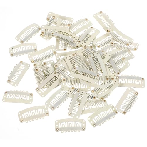 50 Stück Haar Extensions Klips Beige Haarclips Haarverlängerung Clips für Extensions Geflochten 6 Zähne U Form Metall Silikon Perücke Haarverlängerung Clip für Frauen Perücken 50 Stück Haar Extensions Klips Beige Haarclips Haarverlängerung Clips für Extensions Geflochten 6 Zähne U Form Metall Silikon Perücke Haarverlängerung Clip für Frauen Perücken von Yolev