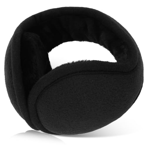 Yolev Ohrenwärmer Winter Damen Verstellbarer Ohrschützer Faltbar Ohrenschützer Fahrrad Schwarze Faltbare Ohrwärmer Frauen Warm zu Halten Ohrenwärmer Herren Winter Earmuffs von Yolev