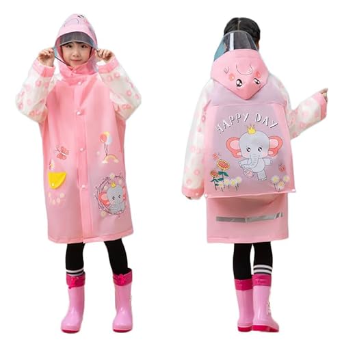Yolhloy Kinder Regenmantel für Mädchen Jungen, Tragbarer Faltbar EVA Regenjacke Leichter Wasserdicht Regenponcho mit Kapuze, Regenanzug für Wandern Camping Reisen Yolhloy Kinder Regenmantel für Mädchen Jungen, Tragbarer Faltbar EVA Regenjacke Leichter Wasserdicht Regenponcho mit Kapuze, Regenanzug für Wandern Camping Reisen von Yolhloy