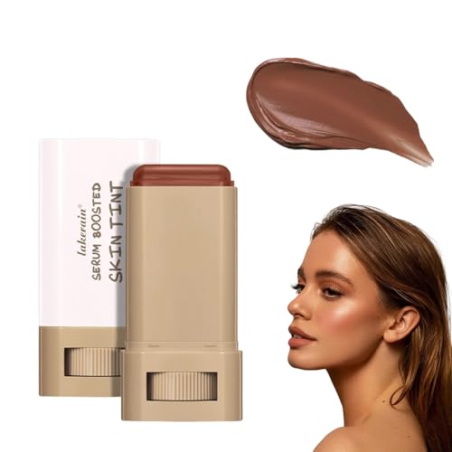 Foundation Stick für Boosted Skin Tint, Feuchtigkeitsspendender Contouring Stick, Vielseitig Verwendbarer Beauty Balm, Leicht und Nicht Fettend für Frauen (Colour 02) von Yoljun