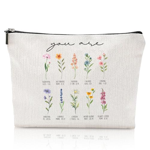 Kosmetiktasche, Kulturtasche, Tragbare Makeup Tasche, Christliches Design Mit Kreuz Motiv, Reißverschluss Kosmetikbeutel Für Frauen, Reise Und Täglicher Gebrauch von Yoljun