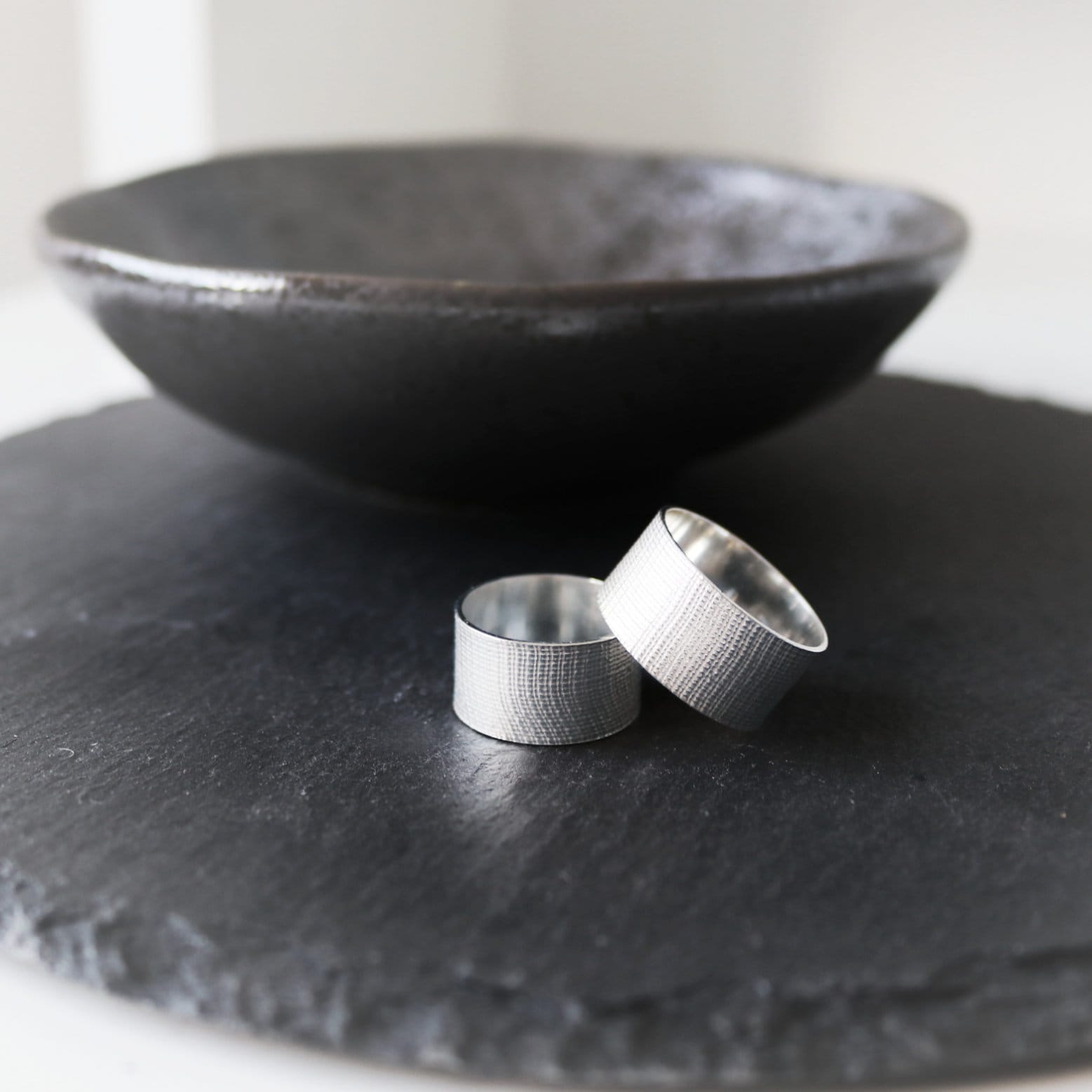925 Sterling Silber Ring 11 Mm | Handgemacher Band Made in Uk Geschenke Für Sie 925 Sterling Silber Ring 11 Mm | Handgemacher Band Made in Uk Geschenke Für Sie von YomJewellery