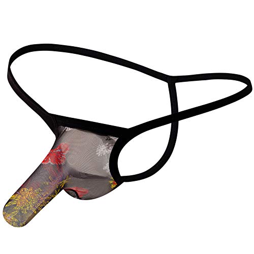 Yomie Durchsichtiger Druck Im Böhmischen Stil für Herren Bequeme Sexy Strings Bunte Elefanten-Trunk-Höschen Yomie Durchsichtiger Druck Im Böhmischen Stil für Herren Bequeme Sexy Strings Bunte Elefanten-Trunk-Höschen von Yomie