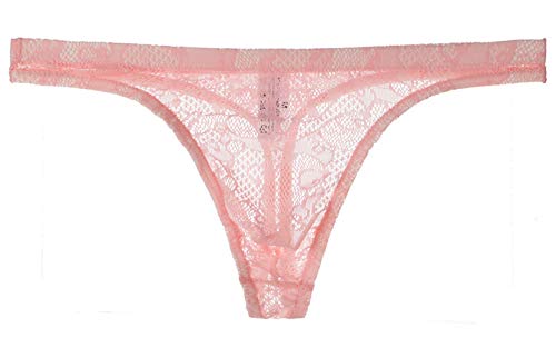 Yomie Herren Spitze Transparent Sanft Sexy Tanga Ultra Dünn Hautfreundlich Höschen von Yomie