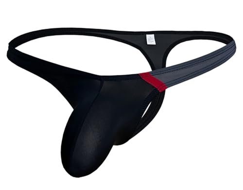 Yomie Herren-Strings Low Waisted Kontrastfarben Strings Big Pough Bikini Unterwäsche für Männer Yomie Herren-Strings Low Waisted Kontrastfarben Strings Big Pough Bikini Unterwäsche für Männer von Yomie