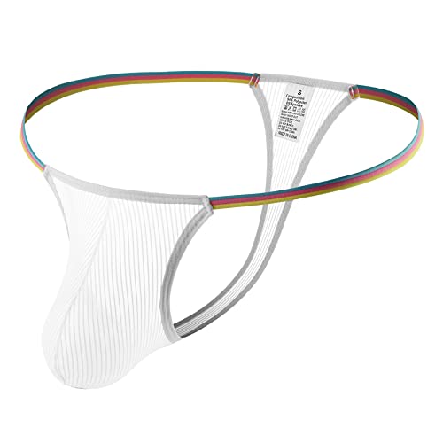 Yomie Herren Ultra-dünner transparenter sexy String Low Rise Perspective gestreifter String für Männer Yomie Herren Ultra-dünner transparenter sexy String Low Rise Perspective gestreifter String für Männer von Yomie
