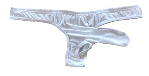 Yomie Herren Unterwäsche Slips Elefanten Nase Briefs Reine Farbe Low Rise Bequeme Tanga String Elephant Bulge Briefs Atmungsaktive Weiche Dreieck G String Unterhose von Yomie