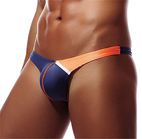 Yomie Herren Wetlook Unterwäsche Männer Erotisch Unterhose Spitzen String Slip Tanga Transparentes Thongs von Yomie