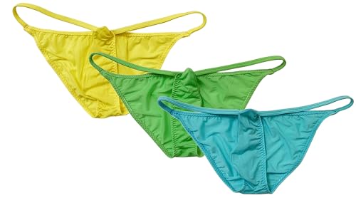 Yomie Männer Upturned Shortys Sexy String Elastische und Bequeme Unterwäsche Upwards Upturned Slips von Yomie