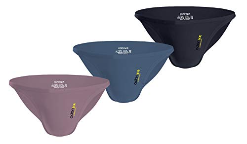 Yomie Modale Bequeme einfarbige Höschen für Herren Keine taktilen Etikette Slips von Yomie